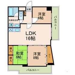 広瀬ロイヤルハイツの物件間取画像